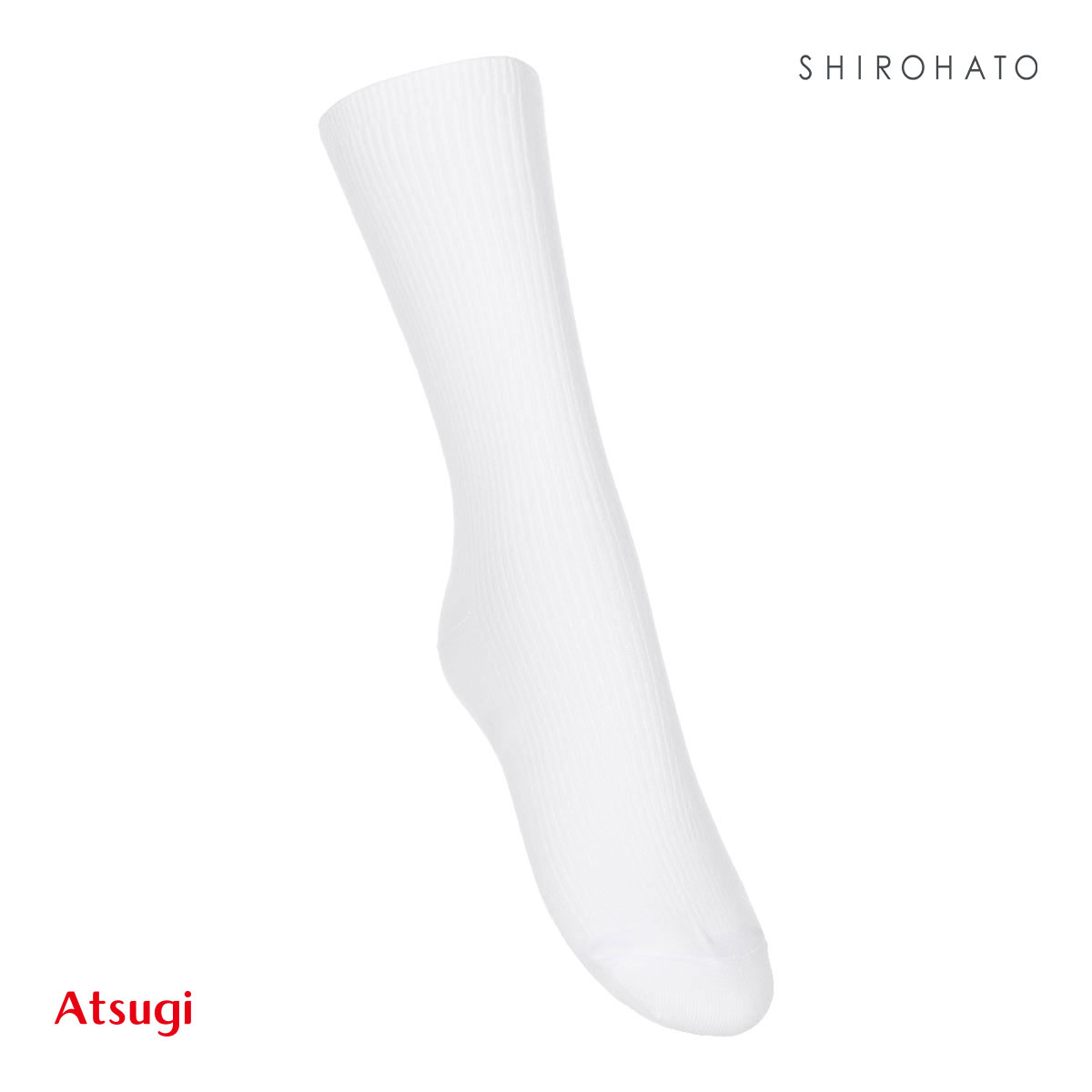 アツギ ATSUGI スクールタイム クルー丈 リブソックス キッズ ジュニア 2足組 靴下 学生 綿混 16-26cm(WH-ホワイト-16-18cm)