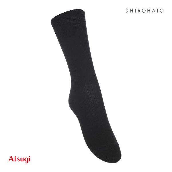 アツギ ATSUGI スクールタイム クルー丈 リブソックス キッズ ジュニア 2足組 靴下 学生 綿混 16-26cm