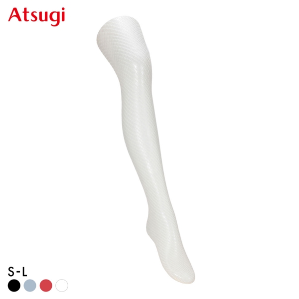 アツギカラーズ ダブルフィッシュネット柄タイツ Atsugi COLORS