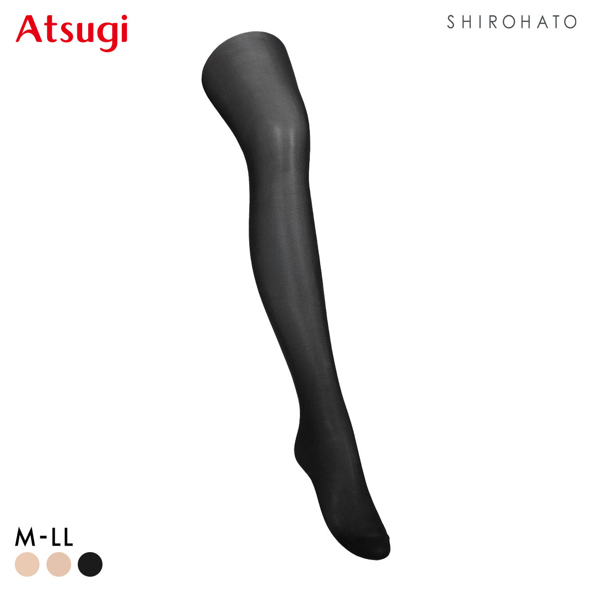アツギ スゴスト パンティストッキング 丈夫 ATSUGI(BK-ブラック-M-L)