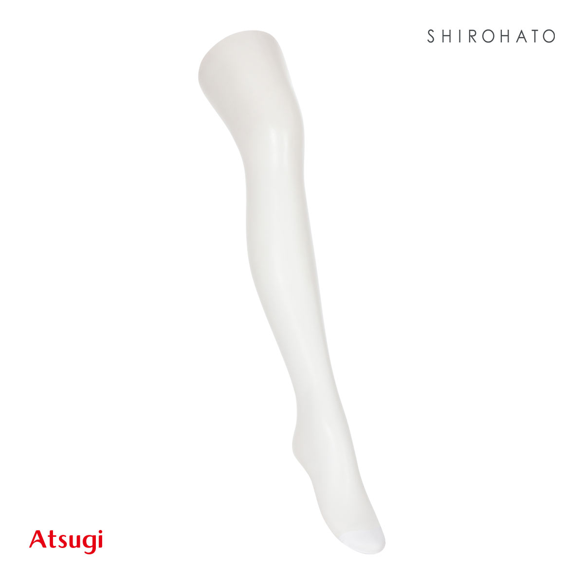 アツギ ATSUGI キューティナース ゆったりサイズ パンティストッキング パンスト 抗菌防臭(WH-ホワイト-JM-L)