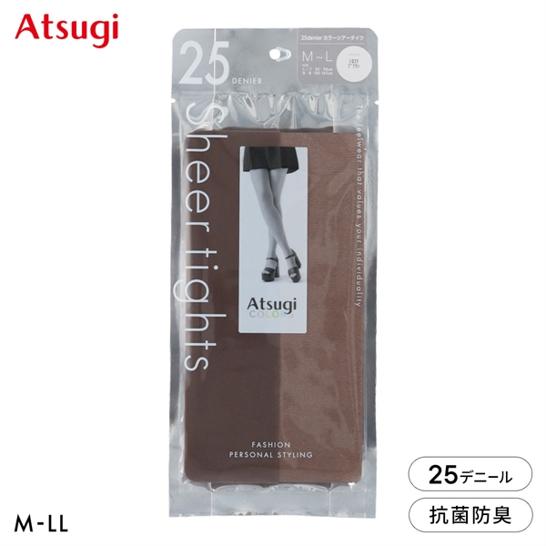 アツギカラーズ 25デニール カラーシアータイツ Atsugi COLORS