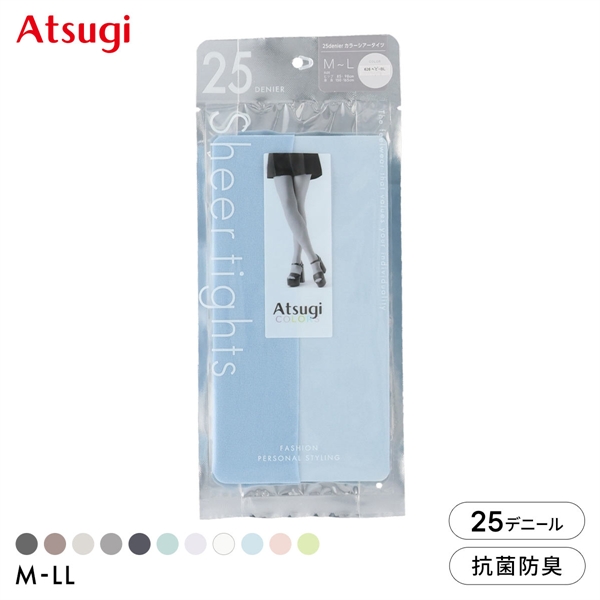 アツギカラーズ 25デニール カラーシアータイツ Atsugi COLORS