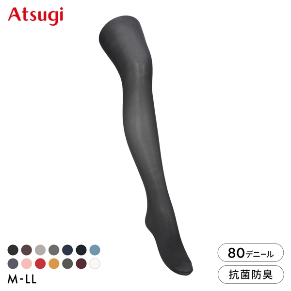 アツギカラーズ 80デニールカラータイツ Atsugi COLORS