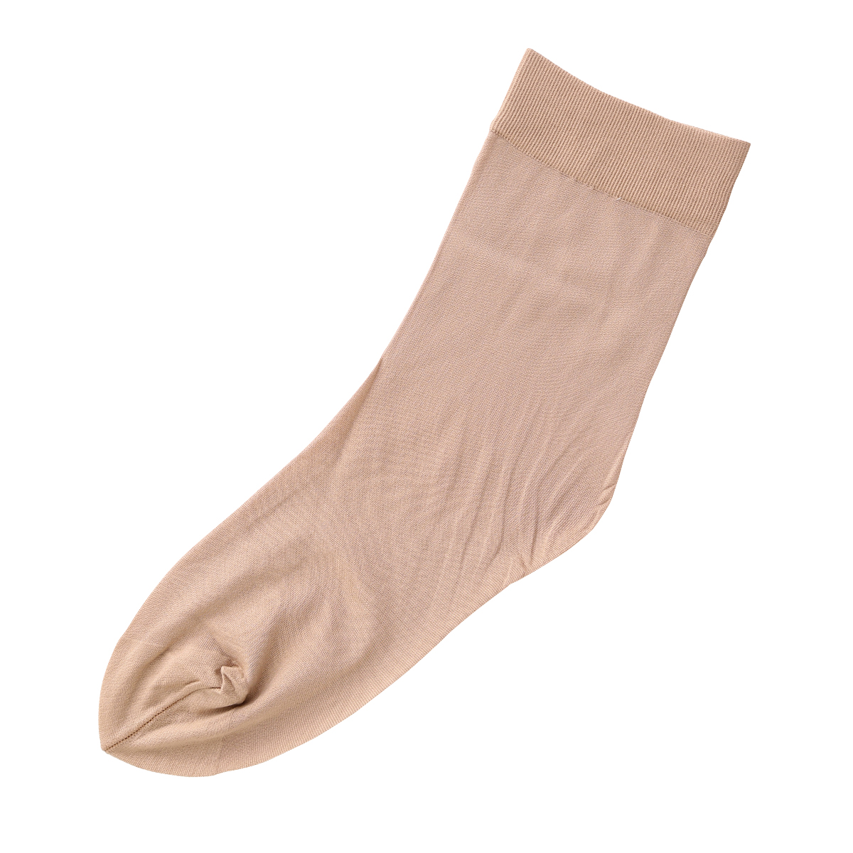 アツギ ATSUGI スリムライン SLIM LINE ショートストッキング 厚手 くるぶし丈(BE3-ベージュ3-22-25cm)