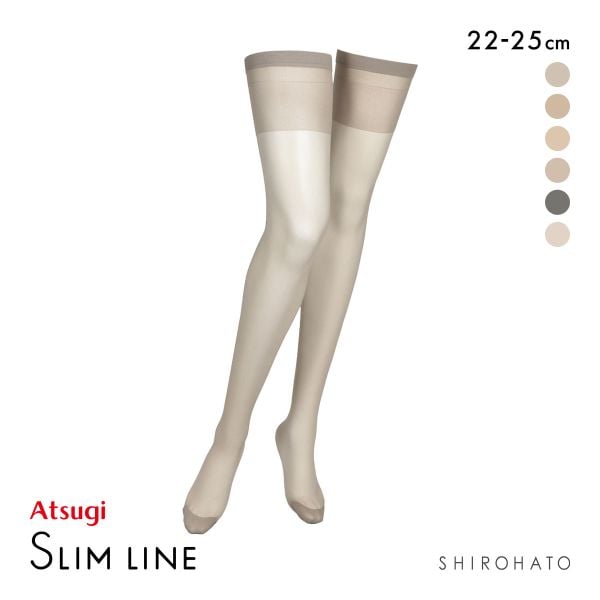 アツギ スリムライン ふともも丈 ストッキング ゆったりタイプ ATSUGI