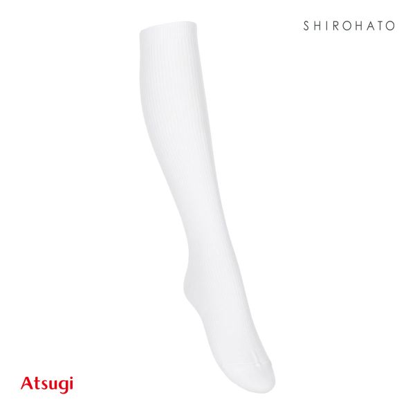 アツギ ATSUGI スクールタイム 38cm丈 リブソックス キッズ ジュニア 3足組 靴下 学生 ハイソックス 綿混 22-26cm