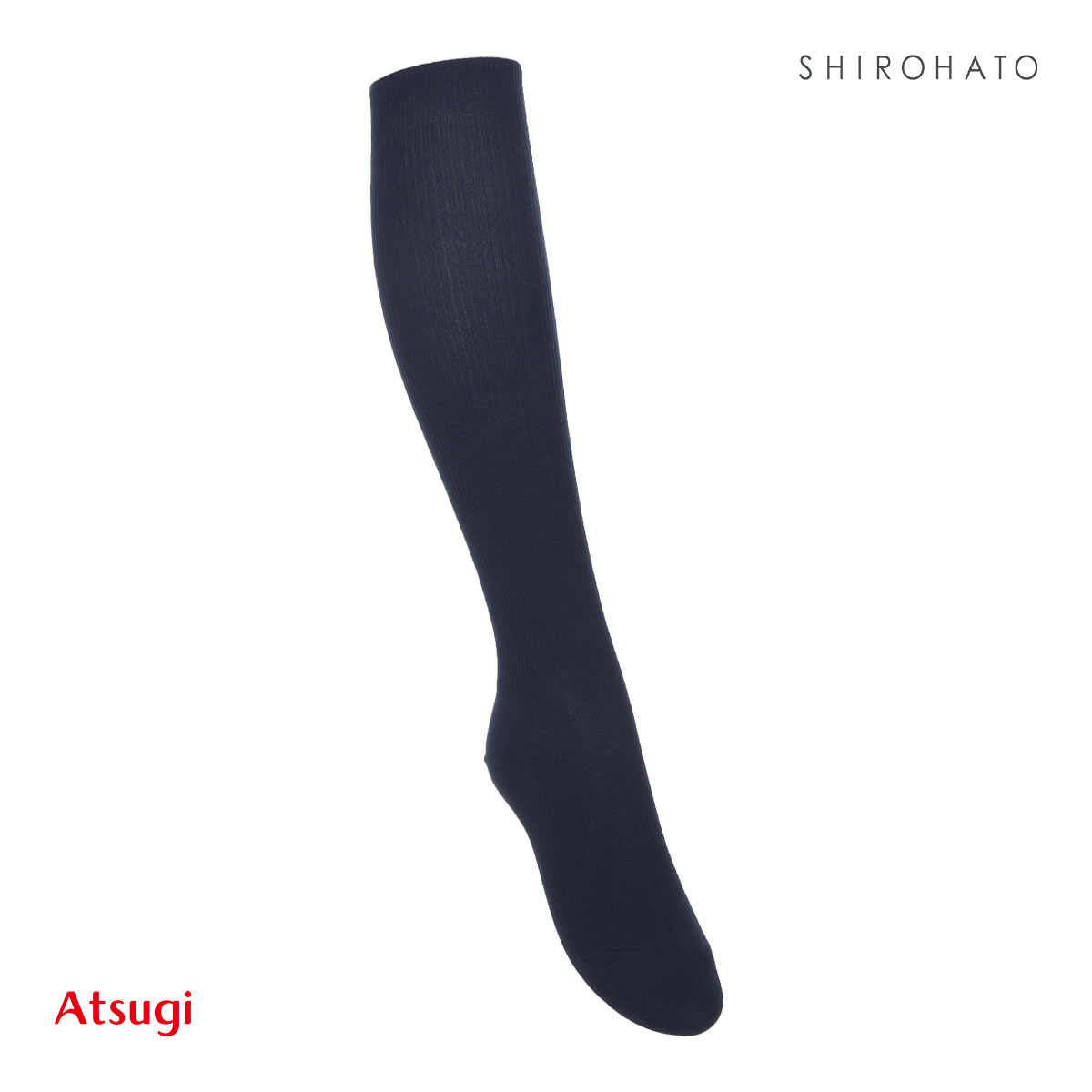 アツギ ATSUGI スクールタイム 38cm丈 リブソックス キッズ ジュニア 3足組 靴下 学生 ハイソックス 綿混 22-26cm(KO-コン-22-24cm)