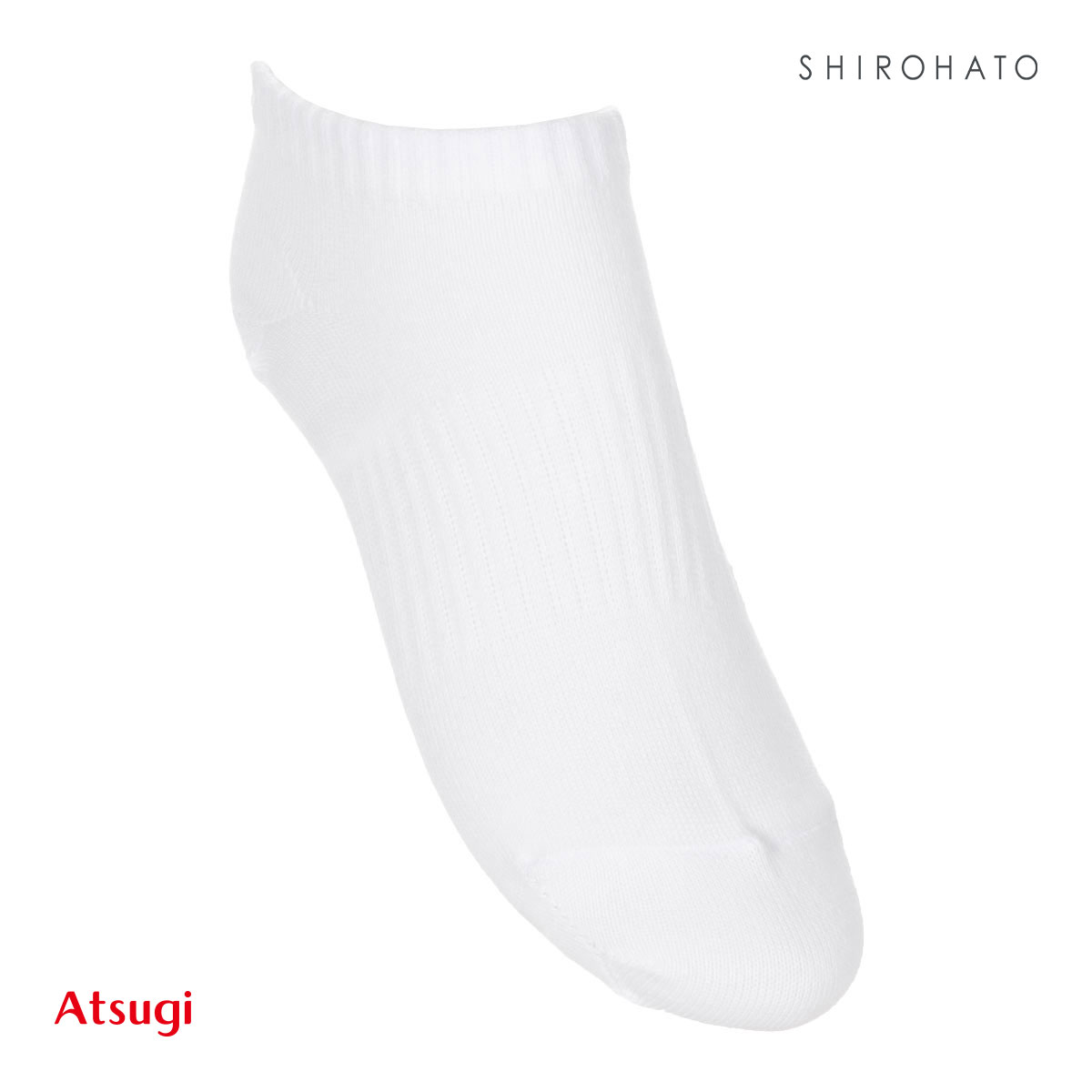 アツギ ATSUGI スクールタイム スニーカー丈 ソックス キッズ ジュニア 3足組 靴下 学生 7cm丈 綿混 22-26cm(WH-ホワイト-22-24cm)