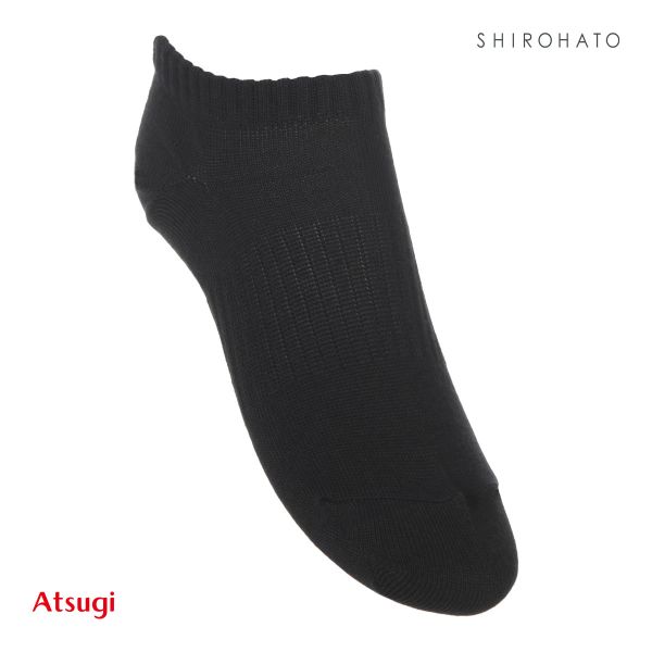 アツギ ATSUGI スクールタイム スニーカー丈 ソックス キッズ ジュニア 3足組 靴下 学生 7cm丈 綿混 22-26cm