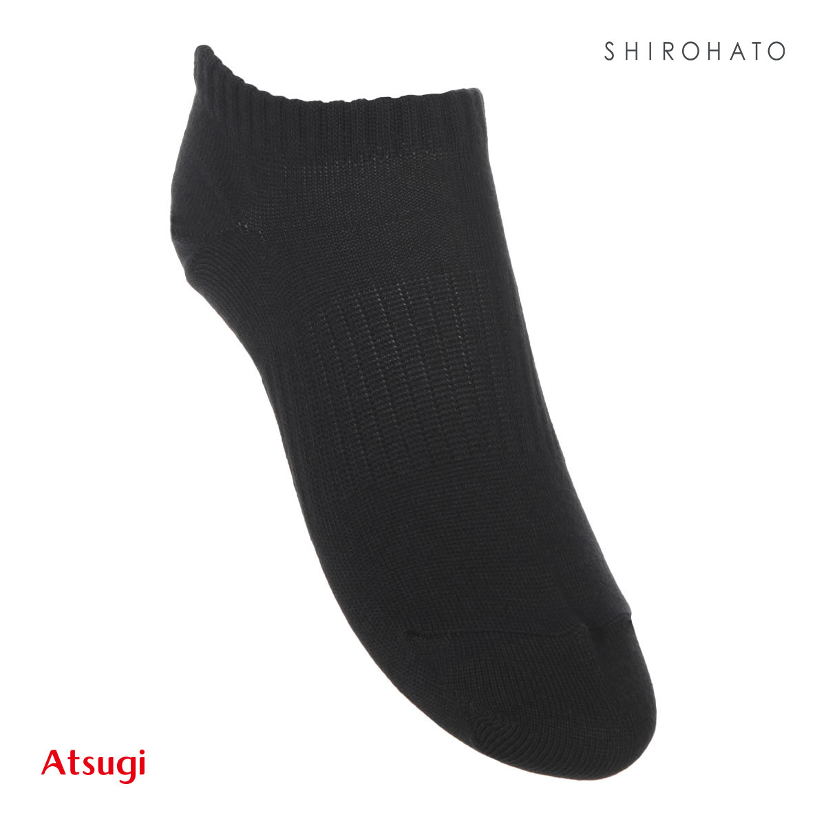 アツギ ATSUGI スクールタイム スニーカー丈 ソックス キッズ ジュニア 3足組 靴下 学生 7cm丈 綿混 22-26cm(BK-ブラック-22-24cm)