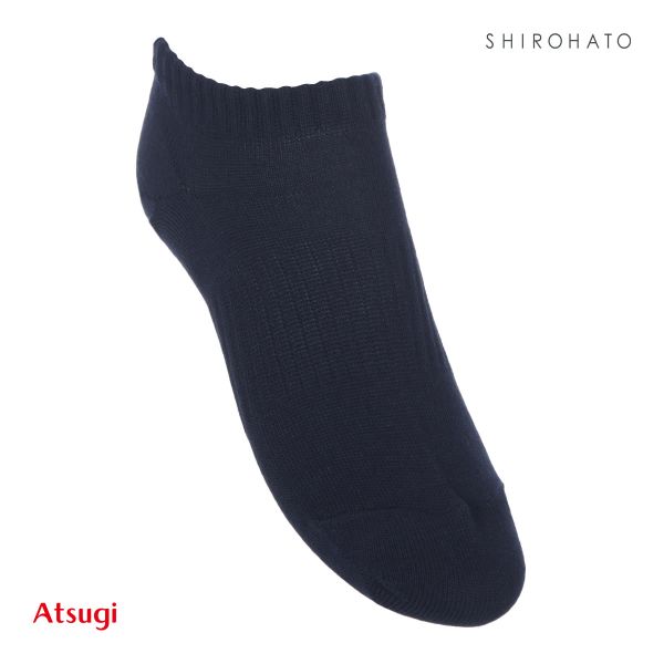アツギ ATSUGI スクールタイム スニーカー丈 ソックス キッズ ジュニア 3足組 靴下 学生 7cm丈 綿混 22-26cm