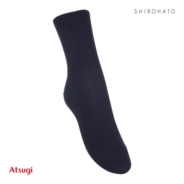 アツギ ATSUGI スクールタイム 15cm丈 リブソックス キッズ ジュニア 3足組 靴下 学生 綿混 ショート丈 22-26cm
