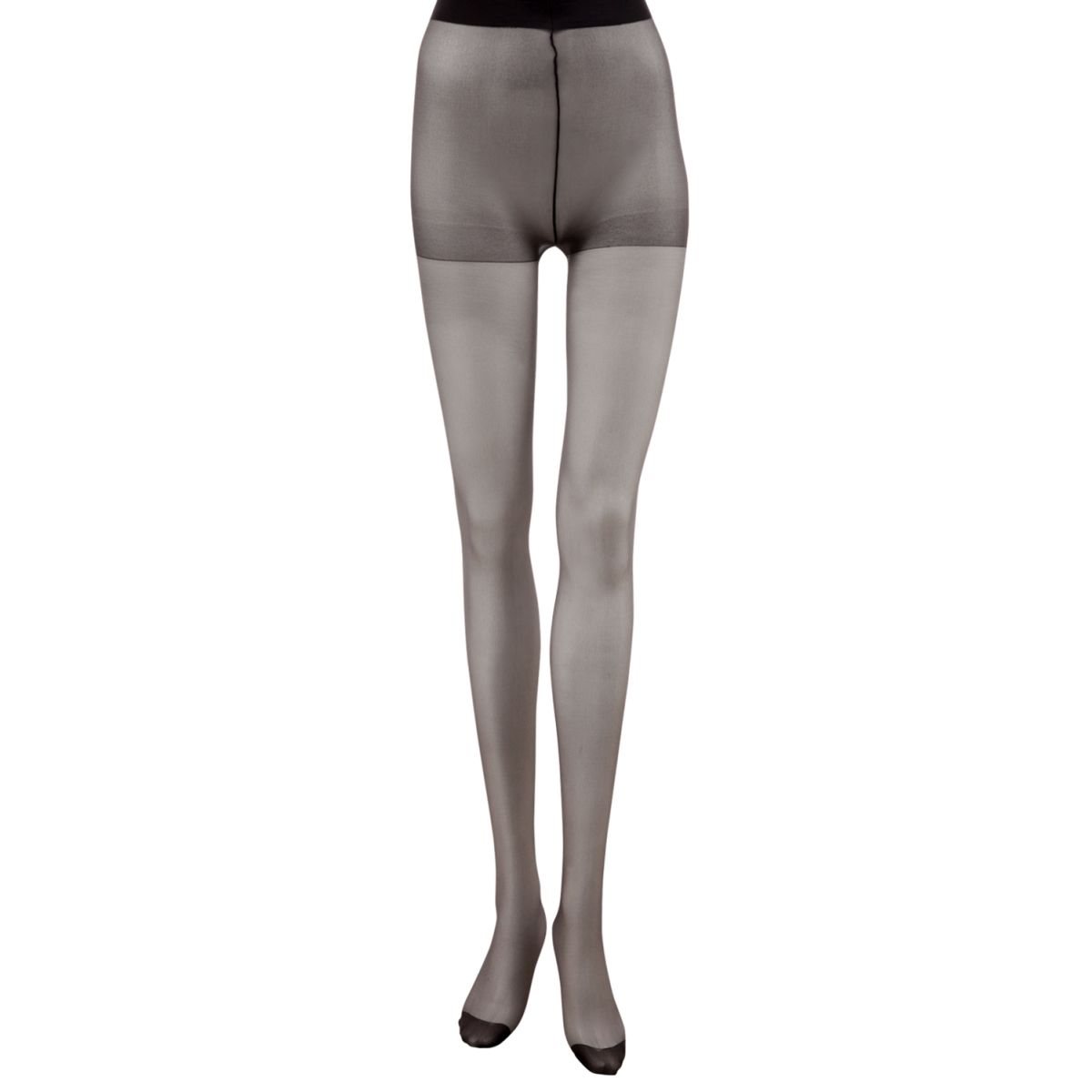 アツギ ATSUGI しめつけない ストッキング パンスト 2足組(BK-ブラック-M-L)