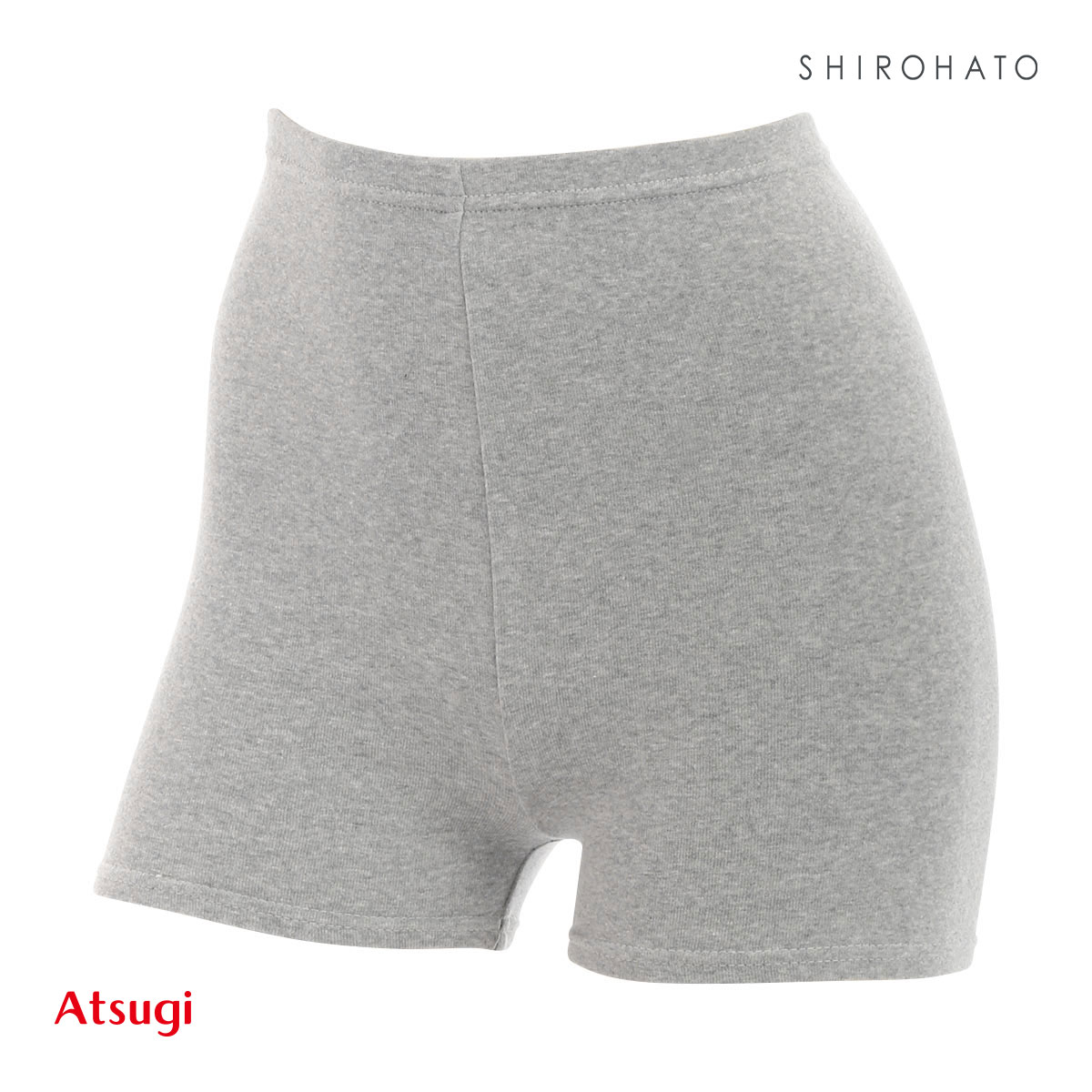 アツギ ATSUGI コンフォート COMFORT コットンライン 一分丈レギンス 日本製 M-L L-LL(HGY-杢グレー-M-L)