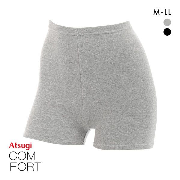 アツギ ATSUGI コンフォート COMFORT コットンライン 一分丈レギンス 日本製 M-L L-LL