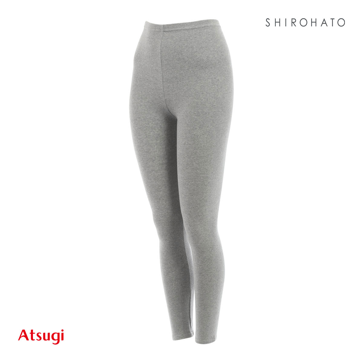 アツギ ATSUGI コンフォート COMFORT コットンライン 10分丈レギンス 日本製 M-L L-LL(HGY-杢グレー-M-L)