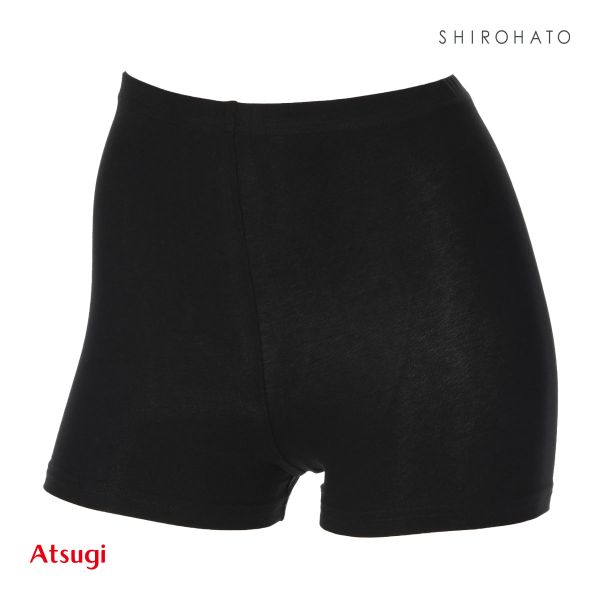 アツギ ATSUGI スクールタイム インナーパンツ 綿混 一分丈 スパッツ 抗菌防臭 股上深め キッズ ジュニア 女の子