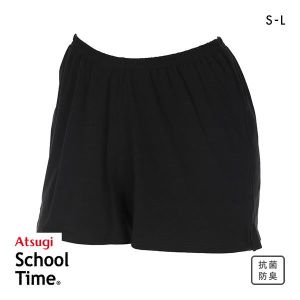 アツギ ATSUGI スクールタイム カバパン スリット入り ジュニア 女の子 オーバーパンツ
