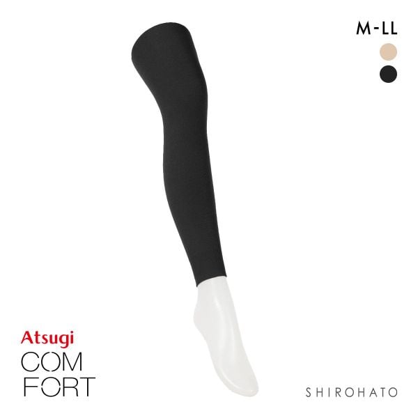 アツギ コンフォート 10分丈レギンス ダブルニットライン 180デニール相当 ATSUGI