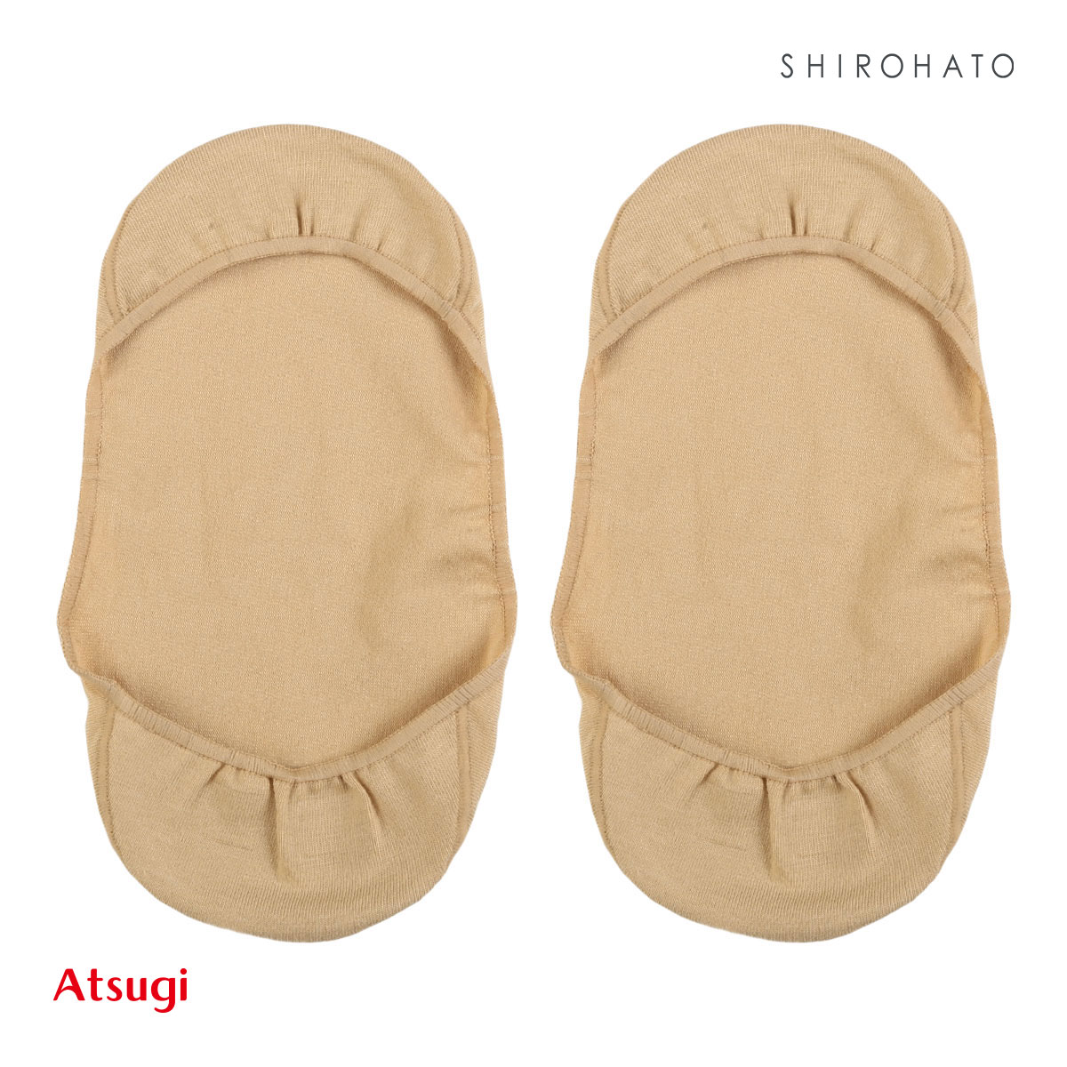 アツギ ATSUGI Foot cover 綿混プレーンタイプ フットカバー 綿混 超浅履き レディース 21-22cm 22-24cm 24-25cm(BE-ベージュ-21-22cm)