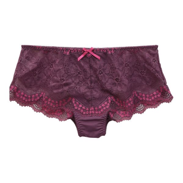 モードマリー Mode Marie 脇肉革命 62408コレクション 総レースボーイレッグショーツ M L XL RE WH PU