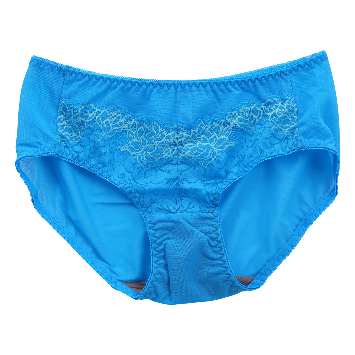 ベルウェア Bellewear スタンダード ショーツ ローズ刺繍 透け感 透明感 軽い 通気性 単品(BU-ブルー-M)