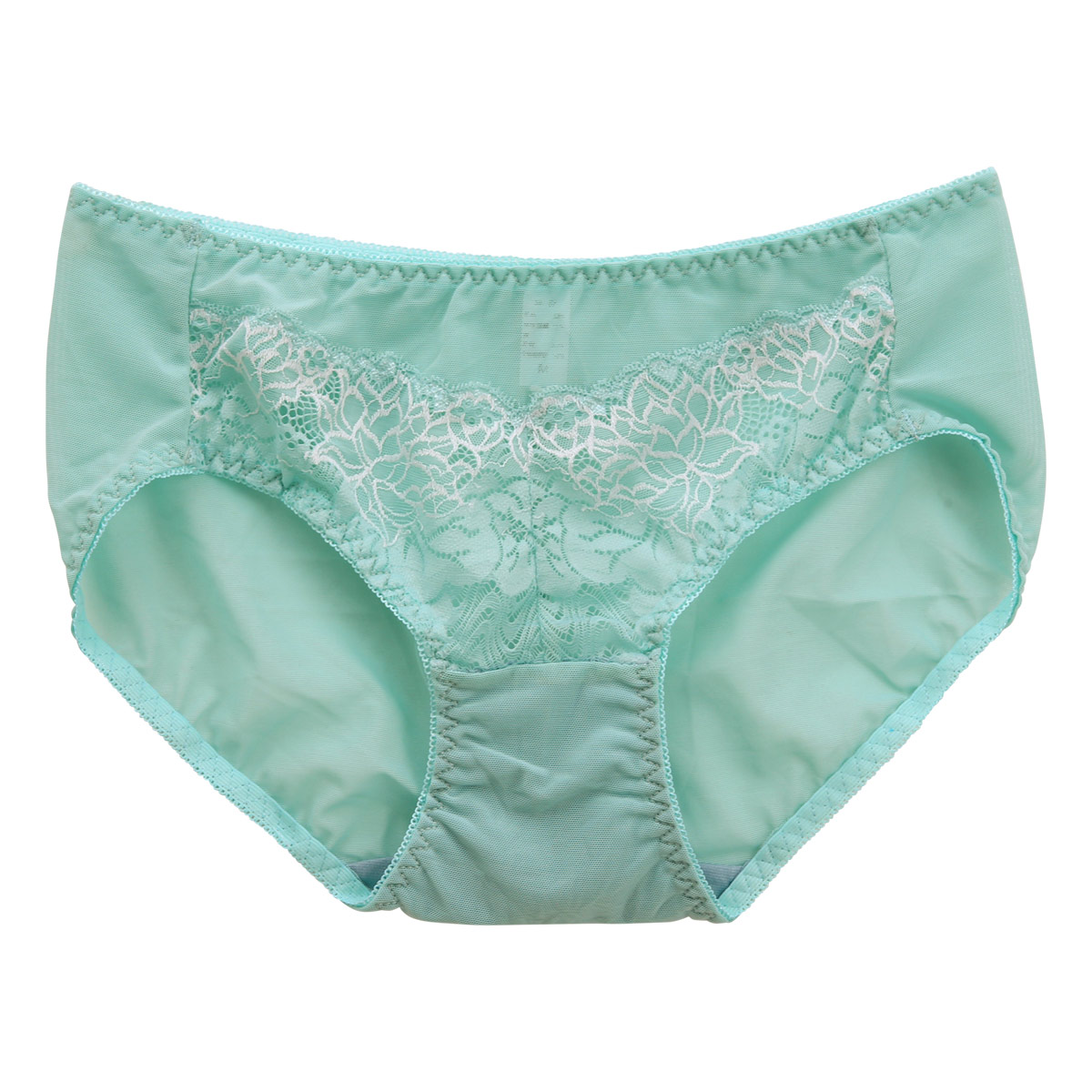 ベルウェア Bellewear スタンダード ショーツ ローズ刺繍 透け感 透明感 軽い 通気性 単品(GR-グリーン-M)