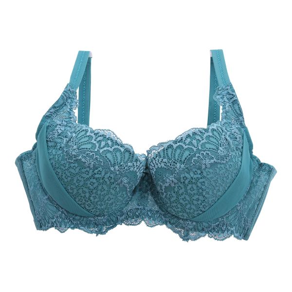 モードマリー Mode Marie 脇肉革命 よくばりフィット エルダーフラワー刺繍 3/4カップ ブラジャー 脇高 脇肉 下着 補正 補整 ハミ肉 単品