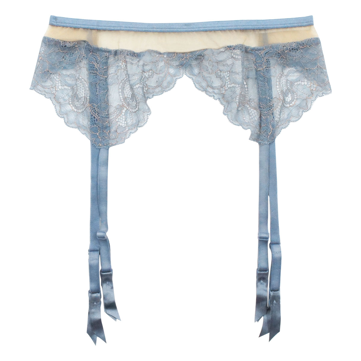 アンブラ ANNEBRA Parrots レースガーターベルト レース ランジェリー(GY-グレー-Free)