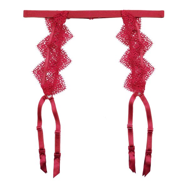 アンブラ ANNEBRA  Zigzag2 モチーフレース ガーターベルト ランジェリー