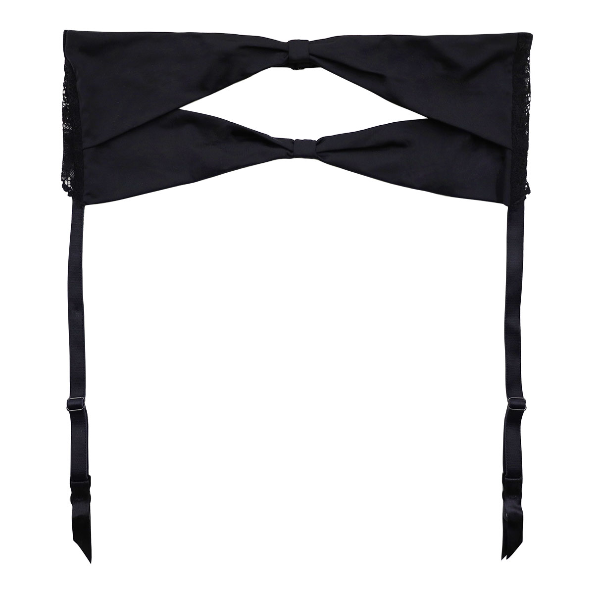 アンブラ ANNEBRA Bow ガーターベルト ランジェリー セクシー インポート プレゼント 彼女 下着 海外(BK-ブラック-Free)