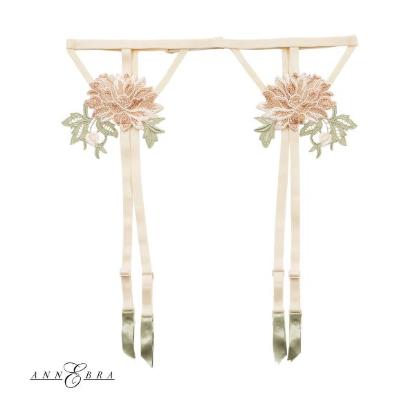 アンブラ ANNEBRA Heart モチーフレース ガーターベルト ランジェリー