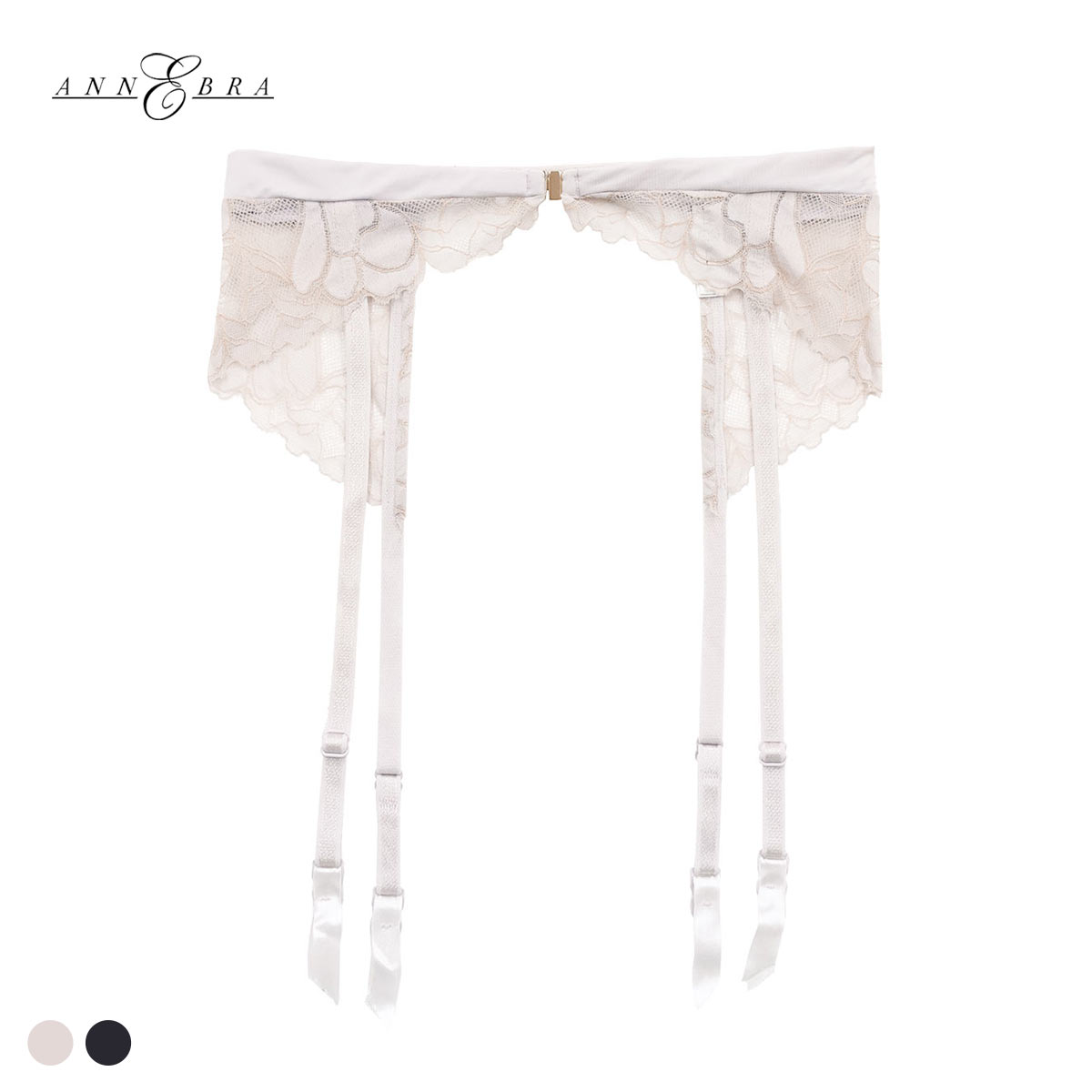 ガーターベルト ランジェリー セクシー レース アンブラ Whispers ANNEBRA(BE-ベージュ-Free)