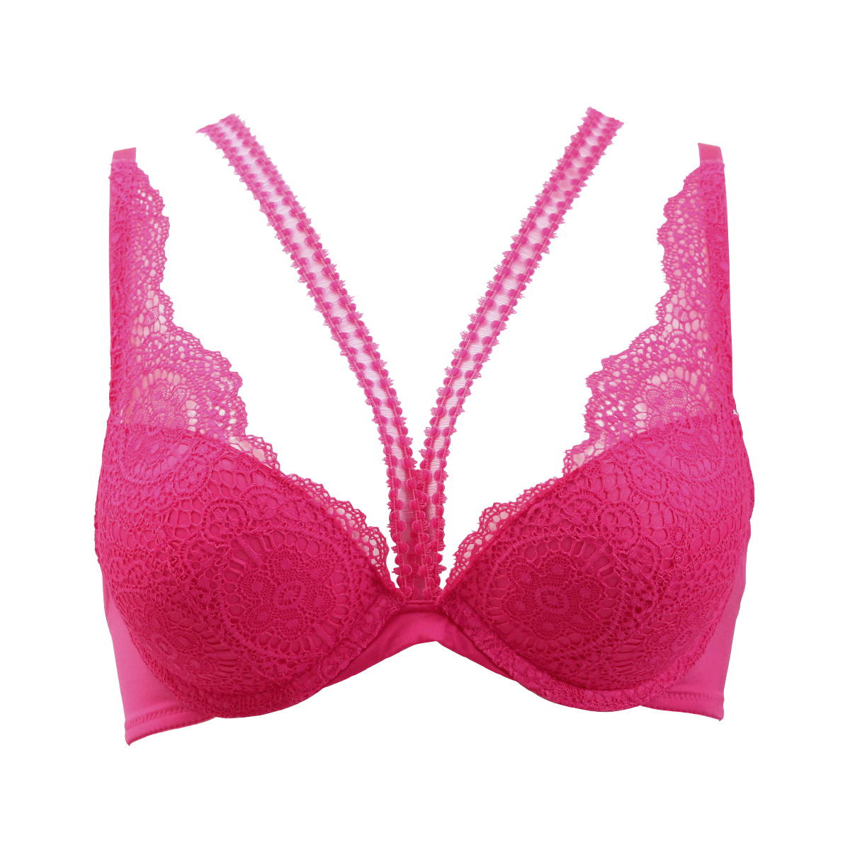 アンブラANNEBRA Lady I love Change デコルテコード 3/4カップブラジャー(PI-ピンク-B70)