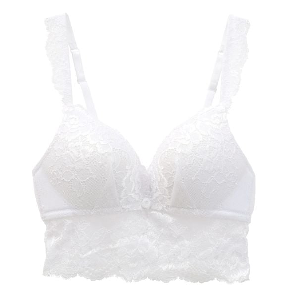 アンブラANNEBRA Daisies 総レース ノンワイヤー ブラジャー ブラレット 谷間 安定感 ワイヤレスブラ 単品