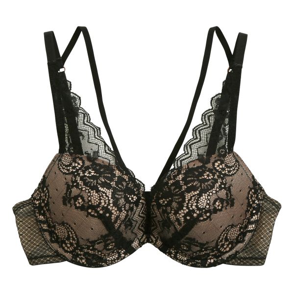 アンブラ ANNEBRA Glamour I love Change デコルテレース 3/4カップ ブラジャー BCDEFG 谷間 単品