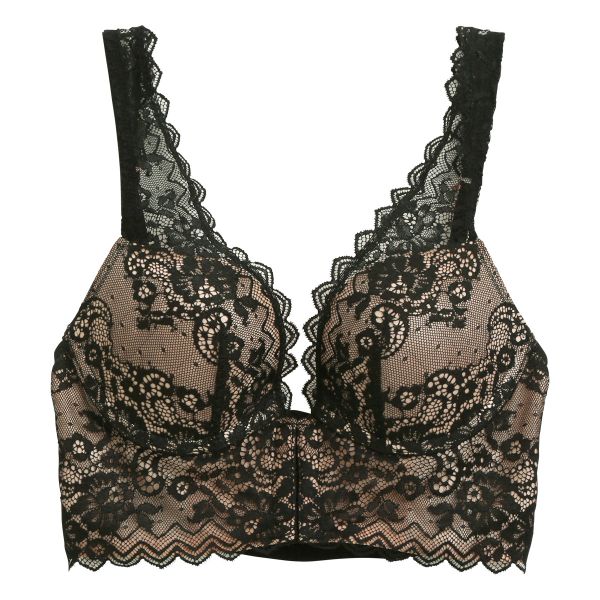 アンブラ ANNEBRA Glamour BloomUp 3/4カップ ブラジャー フロントホック バックコード BCDE 単品