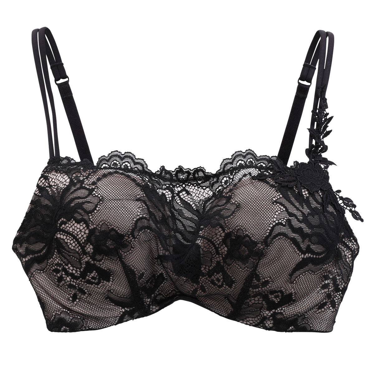 再入荷ラスト①【⠀ANNEBRA ラグジュアリー レース 75⠀】アンブラ アンブラ ANNEBRA Morocco 3/4カップ ブラジャー 胸元カバー
