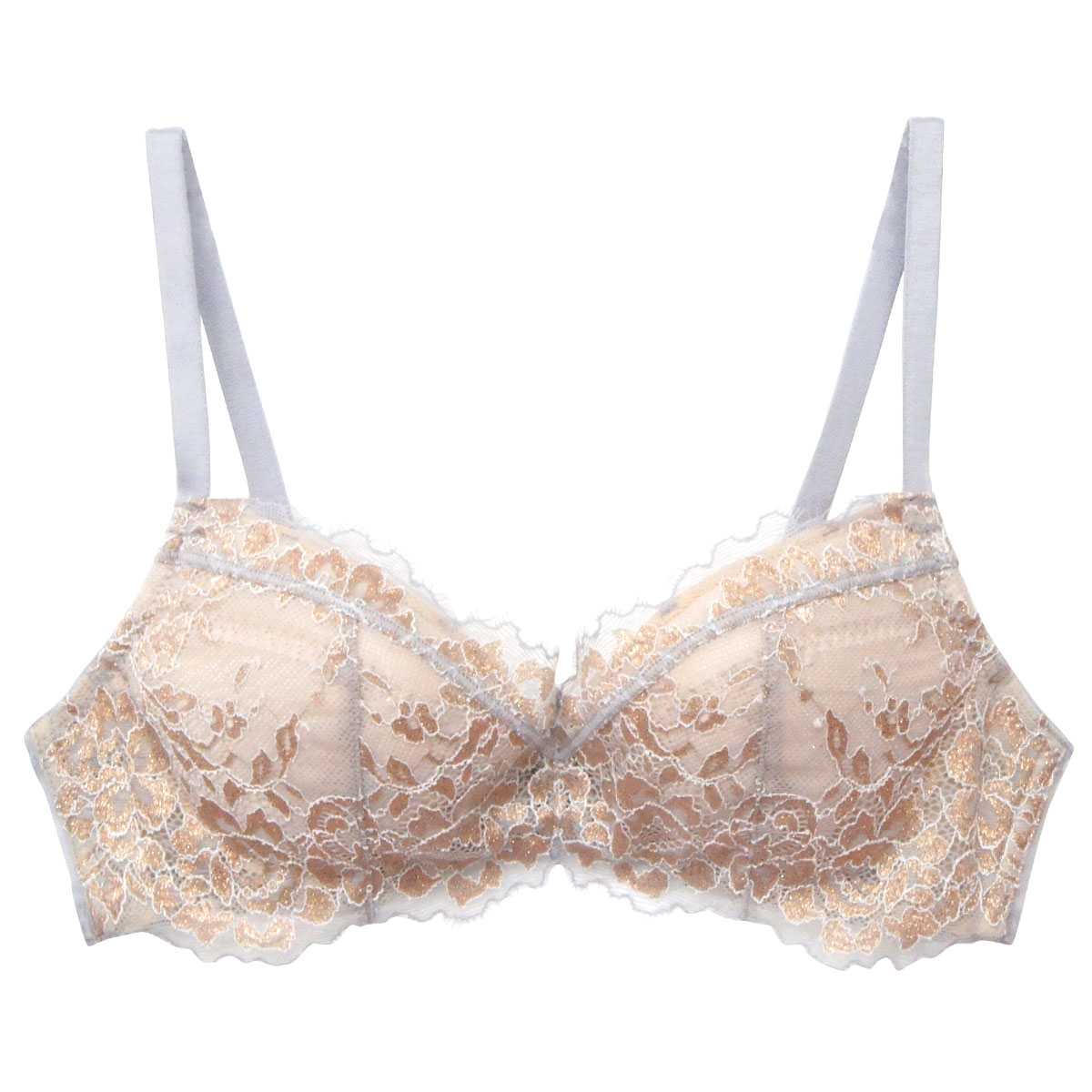 アンブラ ANNEBRA Bridal 3/4カップ ブラジャー レース 単品(GY-グレー-B70)