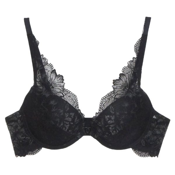 アンブラ ANNEBRA Henna 3/4カップブラジャー 単品(BK-ブラック-B70)