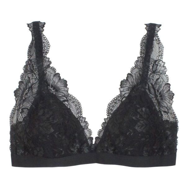 アンブラ ANNEBRA Henna ノンワイヤー ブラジャー 単品(BK-ブラック-S)