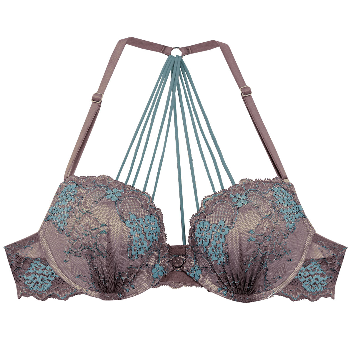 アンブラ ANNEBRA Kerala 3/4カップ フロントホック モールドブラ 単品(BR-ブラウン-B70)
