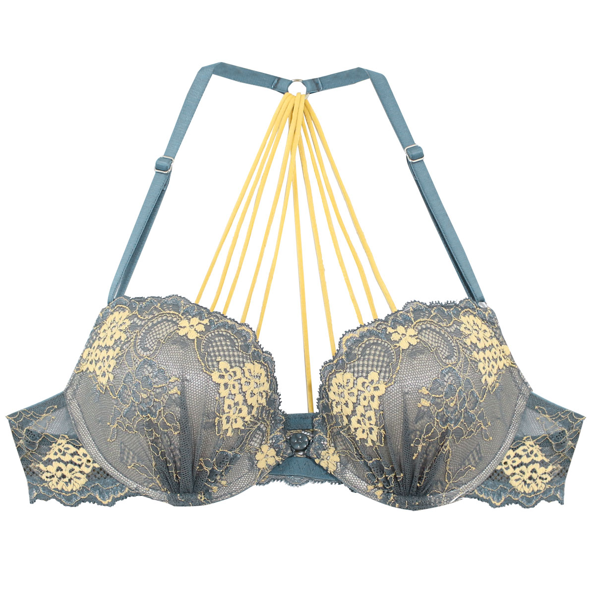 アンブラ ANNEBRA Kerala 3/4カップ フロントホック モールドブラ 単品(BGR-ブルーグリーン-B70)