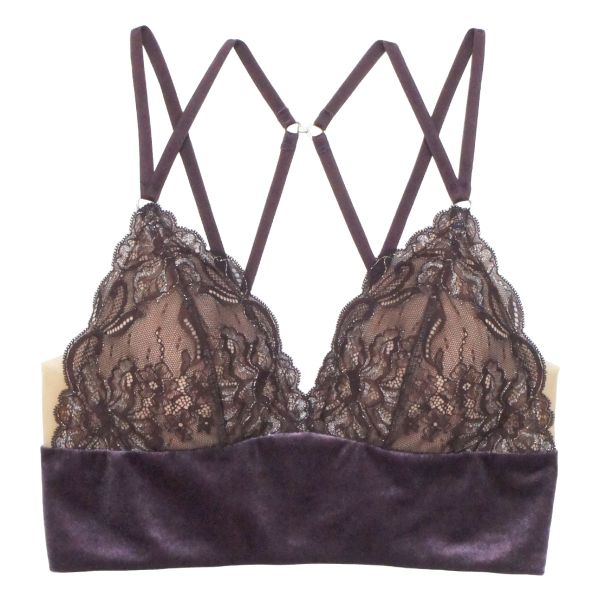 アンブラ ANNEBRA Velvet2 レース＆ベロア ブラレット