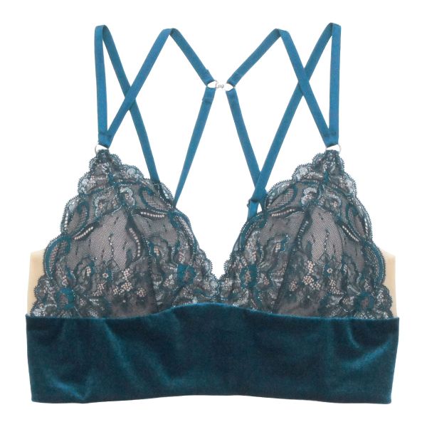 アンブラ ANNEBRA Velvet2 レース＆ベロア ブラレット