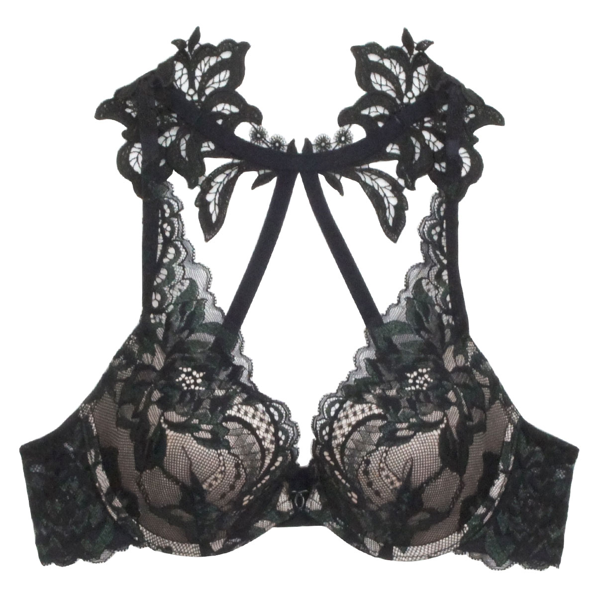 アンブラ ANNEBRA Lily バックモチーフ モールドカップブラ 単品(BK-ブラック-B70)