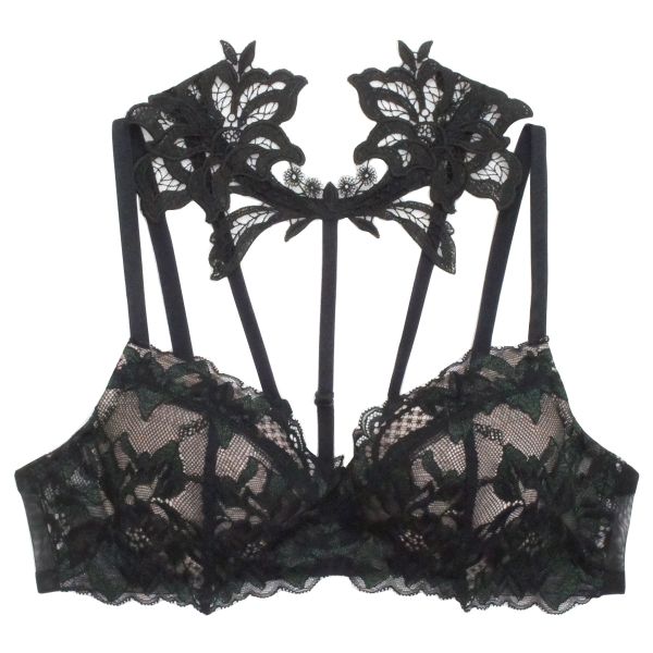 アンブラ ANNEBRA Lily つけ襟 デコルテメイク ブラジャー 単品(BK-ブラック-B70)