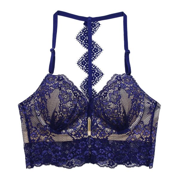 アンブラ ANNEBRA Zigzag2 バックモチーフ ロングライン ブラジャー 2way フロントホック 単品