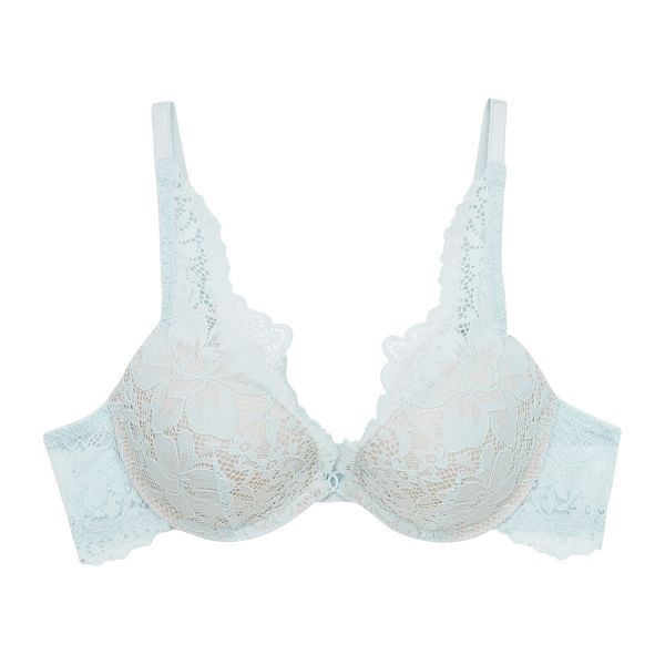 アンブラ ANNEBRA Pleat デコルテレース モールドカップ ブラジャー 単品 セクシー ランジェリー インポート プレゼント 彼女 下着